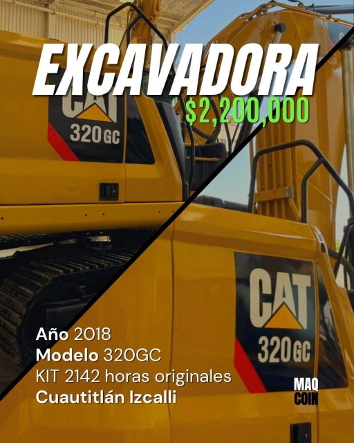 EXCAVADORA 2018 CATERPILLAR 320GC