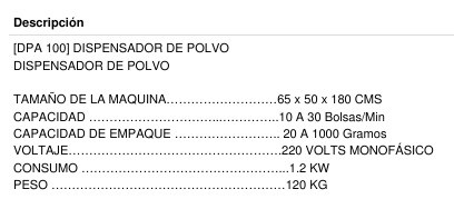 DOSIFICADORA INDUSTRIAL 2021 USABROTHER
