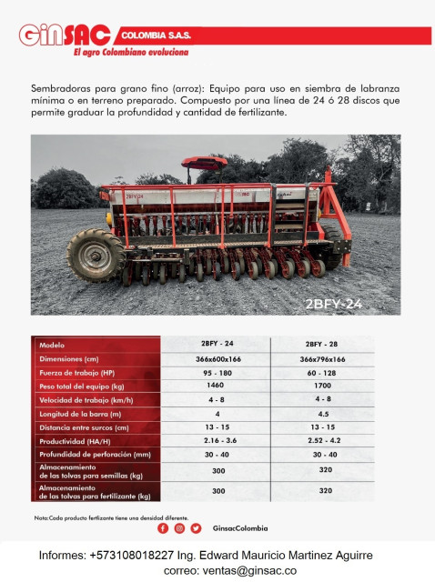 SEMBRADORA  2024 ZUKAI 2BFY-24