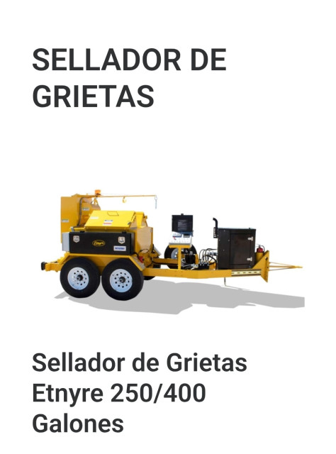SELLADORA DE GRIETAS  2025 ETNYRE 250 GAL