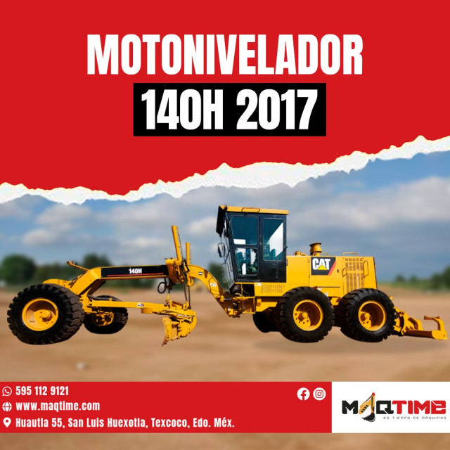 MOTOCONFORMADORA CATERPILLAR 140H 2017