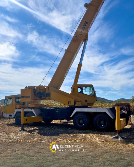 GRúA TELESCóPICA 1995 GROVE TMS750B 50 TON